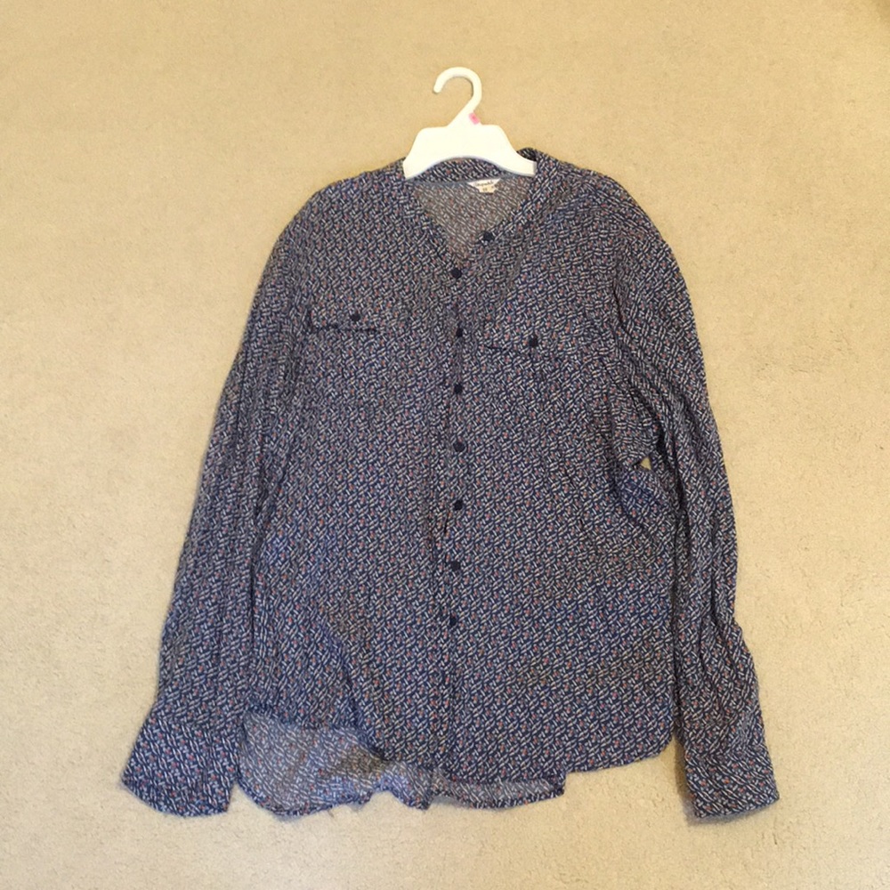 Button down long sleeve shirt